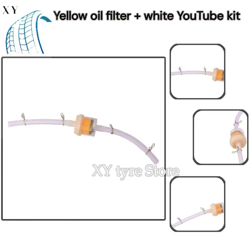 Tubos de filtro de aceite y combustible de plástico para motocicleta, 6mm, manguera para moto de cross, tubo de gasolina, tubos de combustible y gasolina, accesorios para motocicleta