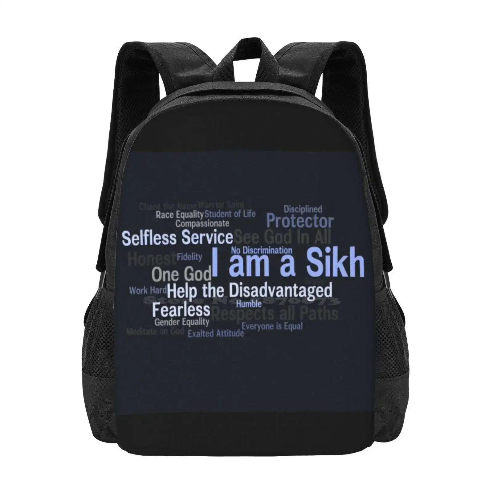 

Punjabi Wordings Hot Sale Schoolbag Backpack Fashion Bags Punjabi Large Punjabi Wordings Spiral Note Books