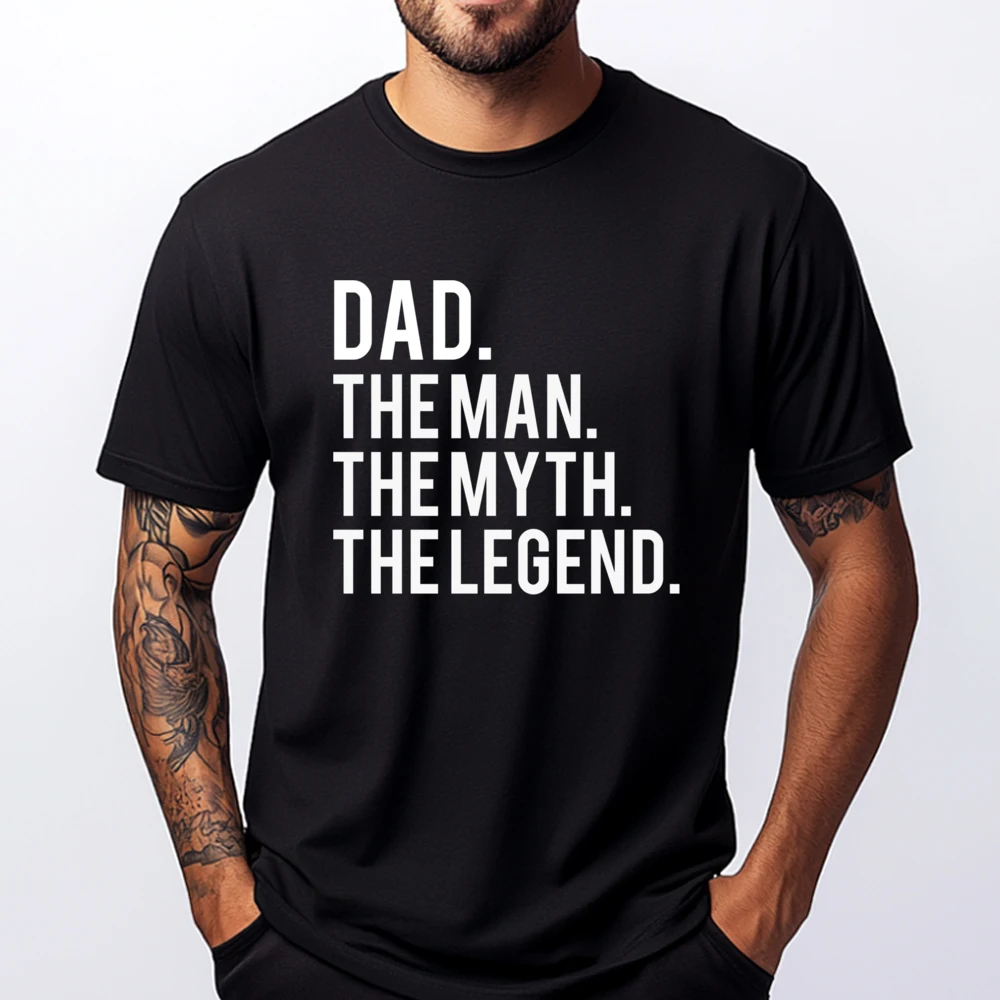 

Dad The Man The Myth The Legend Teeshirt Funny Shirt Men Fashionable and Trendy Meme Tshirt Cinco de Mayo