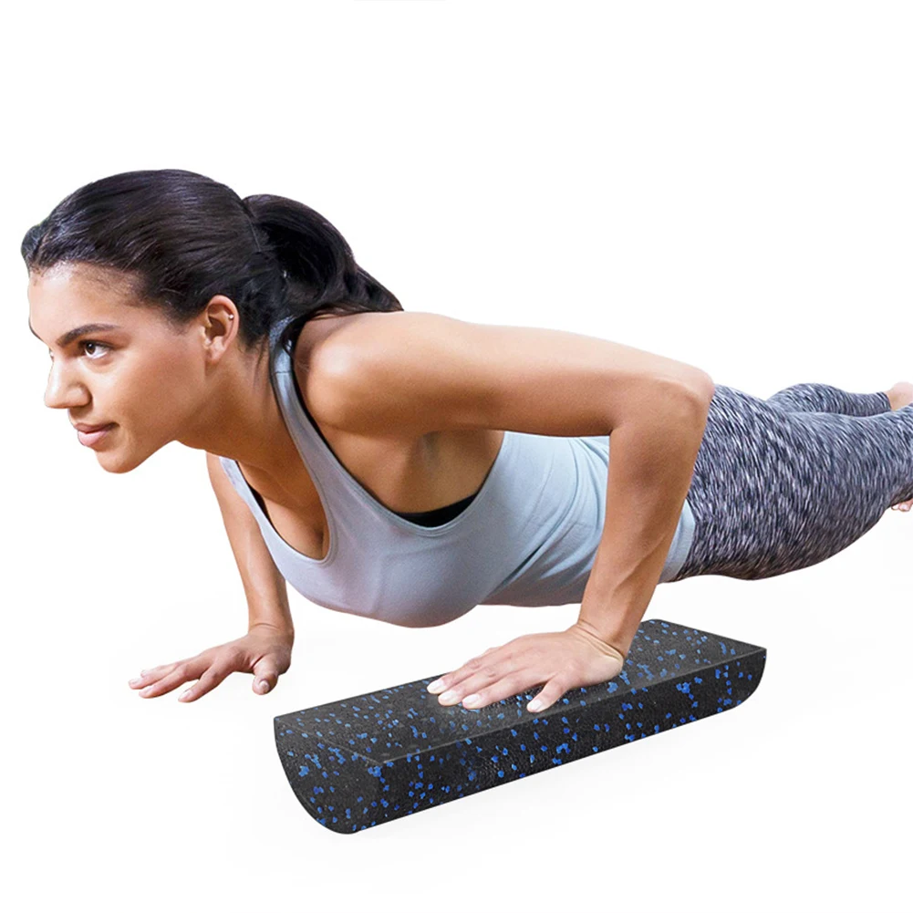 Half-Round Yoga Roller Yoga Column High Density Semi-Circular Foam Roller 30cm Back Stretcher Multi-Function for Back Leg