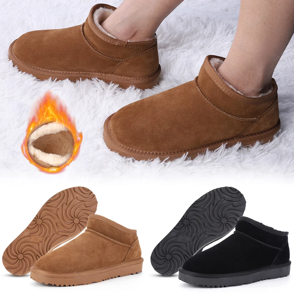 Women's Warm Snow Boots High Quality Plush Waterproof Antislip Cotton Women Padded Thickened Platform Winter Ankle Boot