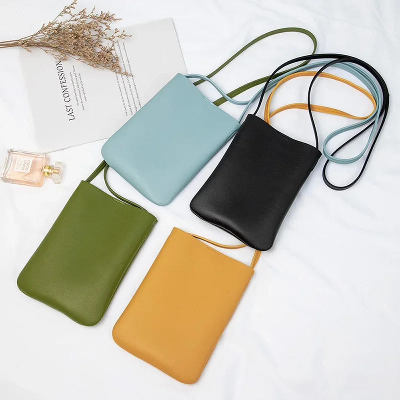 Fashion Simple Satchel Mini Square Bag Women PU Leather Messenger Handbags Trend Crossbody Bag Feminina Lady Phone Bolsa