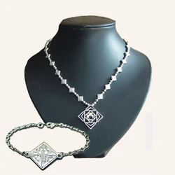 Athemis Vampire Knight KurosuKuran Yuki Badge Pendant Bracelets Necklace Cosplay Accessories