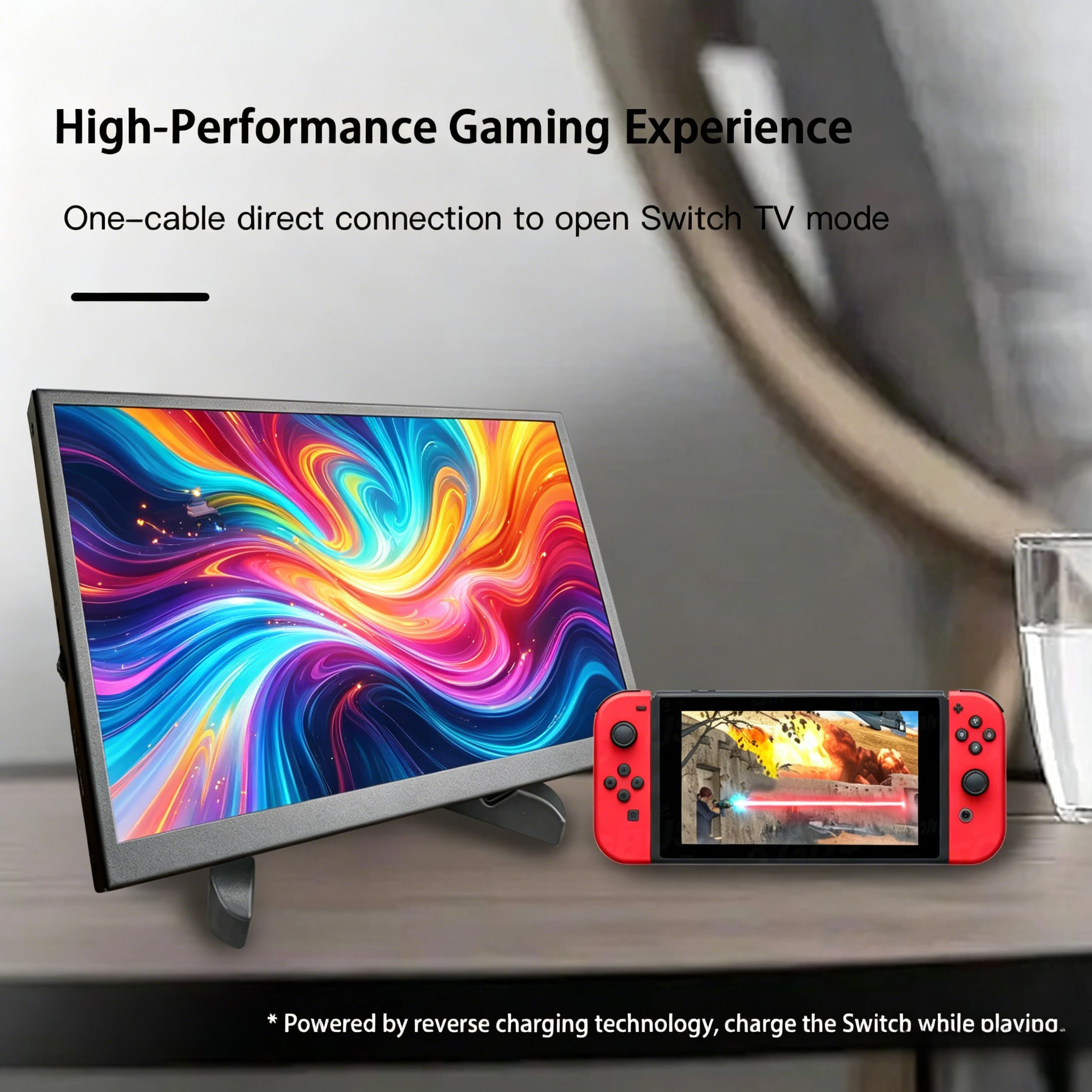 

LESOWN Aluminum PC Rig Companion Screen 8.9" 16:10 VESA Type-C Panel External Hardware Monitor for Windows Desktop Mod