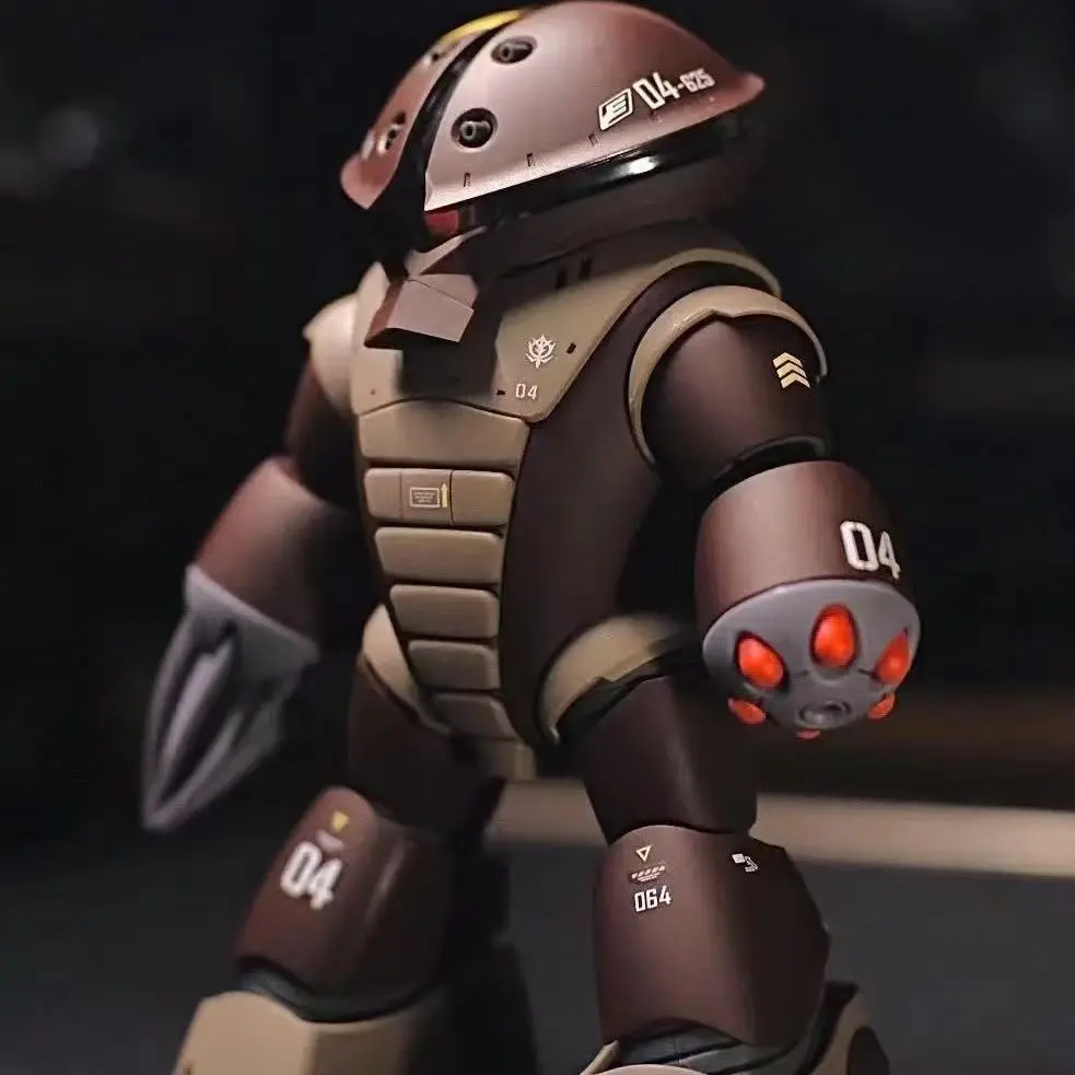 Animation Game Peripheral Toys HG 1/144 ZAKU BLACK TRI-STARS Assembly Movable Anime Action Model Figures Collection Ornaments