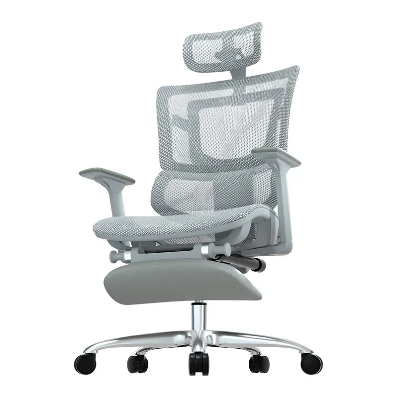 Best Ergonomic Office Chair with Adjustable Backrest, Footrest and Headrest for Increased Comfort and Productivity