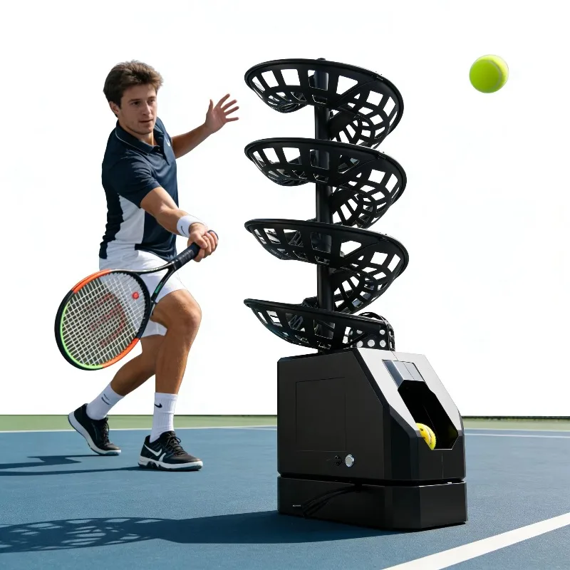 

Customizable Tennis Ball Trainer Premium Ball Launcher for All Level Tennis Player Training