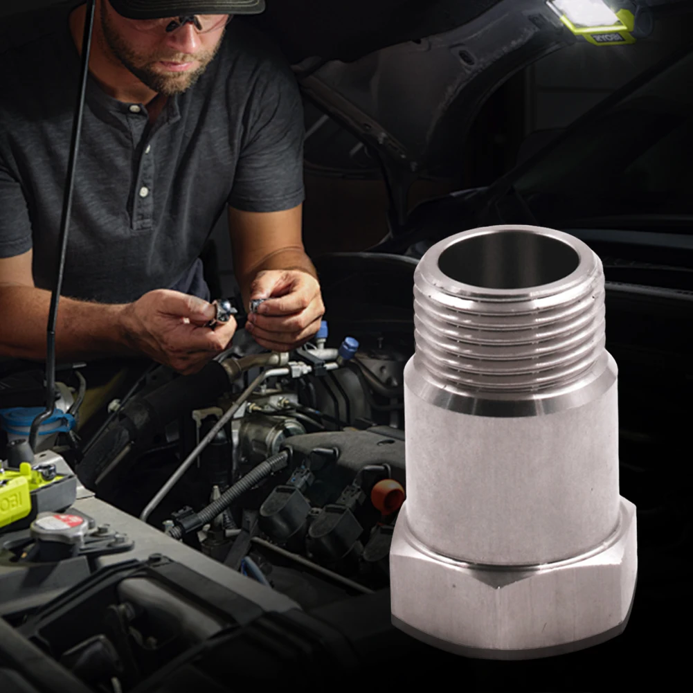 

O2 Sensor Connector High Temperature Resistance Oxygen Sensor Extender O2 Oxygen Sensor Test Pipe Extender Auto Accessories