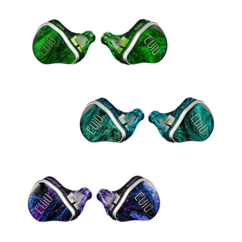 EUIU UI-05 Coaxial Dual Dynamic Driver Hybrid IEM with Detachable 0.78mm 2-Pin Cable System