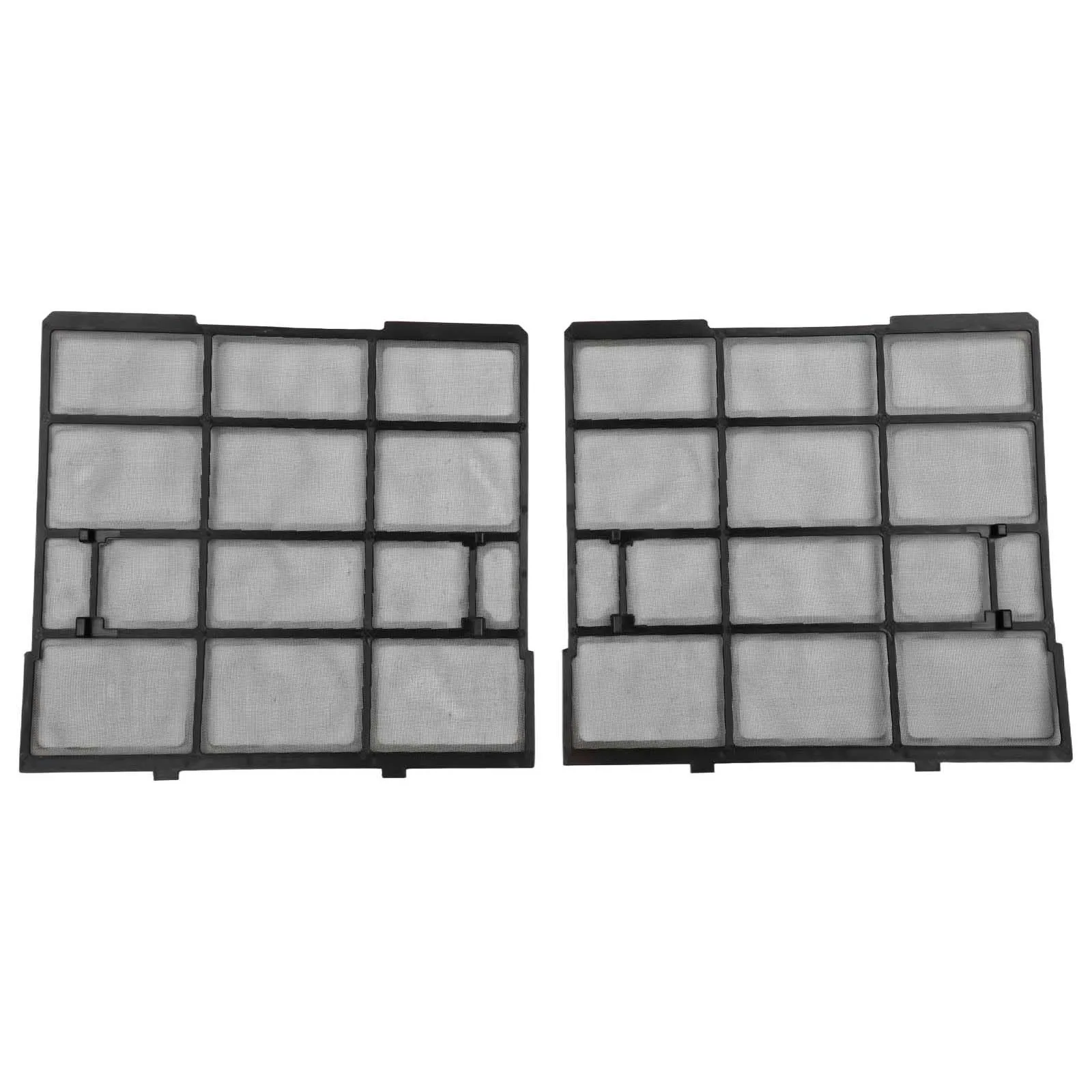 Air conditioner indoor unit filter accessories with dust screen designed to block dust and protect air conditioning operation