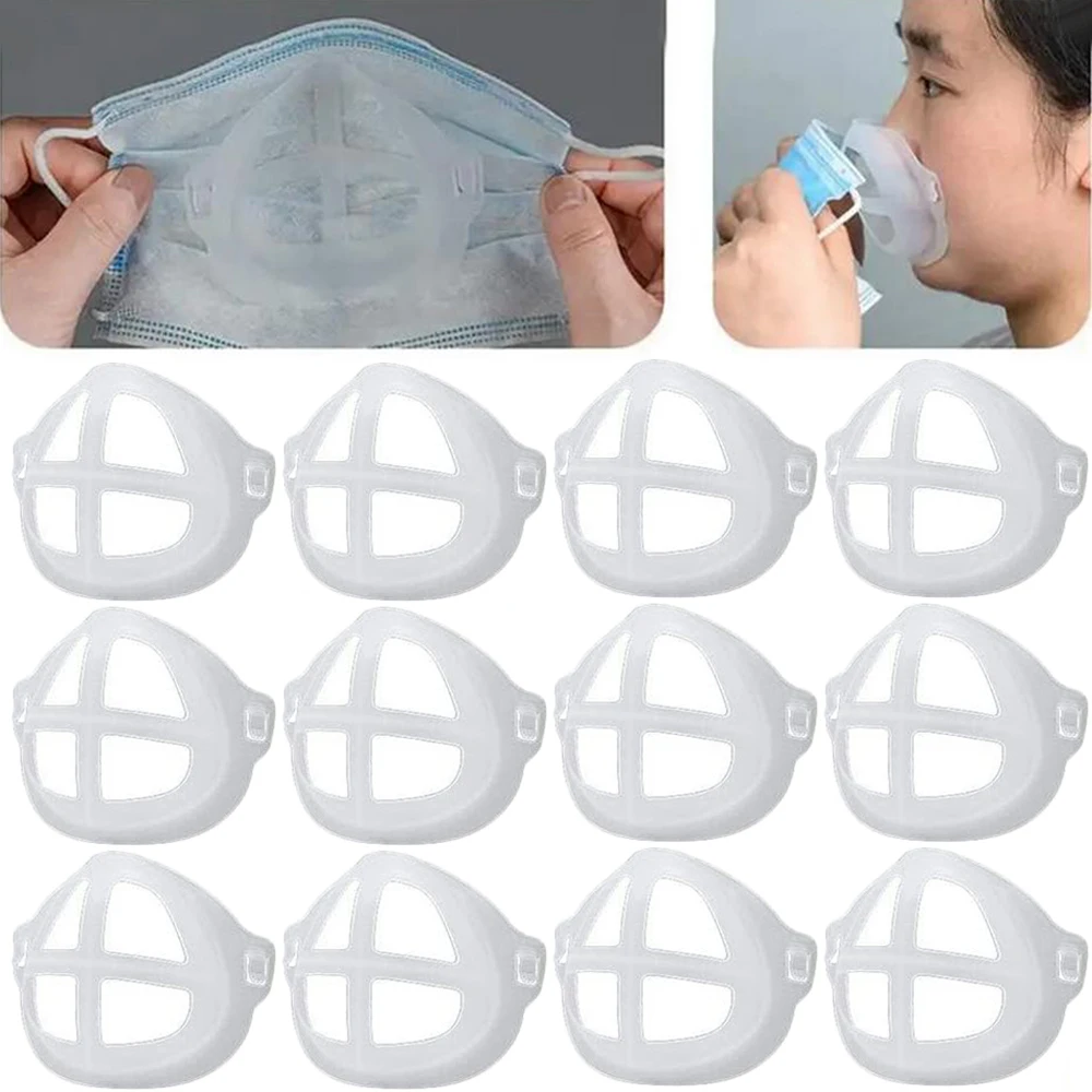 10-100pcs 3D Mask Bracket Breathable Lipstick Protection Stand Breathable Breathing Space Increase Nose Protection