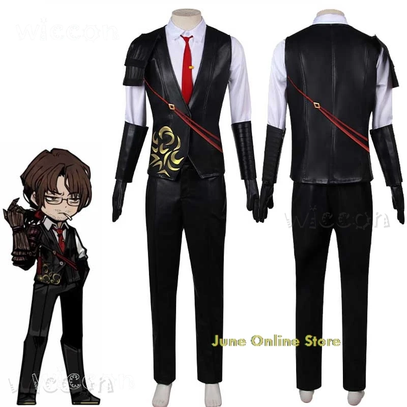 South Section 6 Gregor Cosplay Costume Uniforms Game LCB Sinner 13 Limbus Suits Outfit Men Women Roleplay Halloween Party