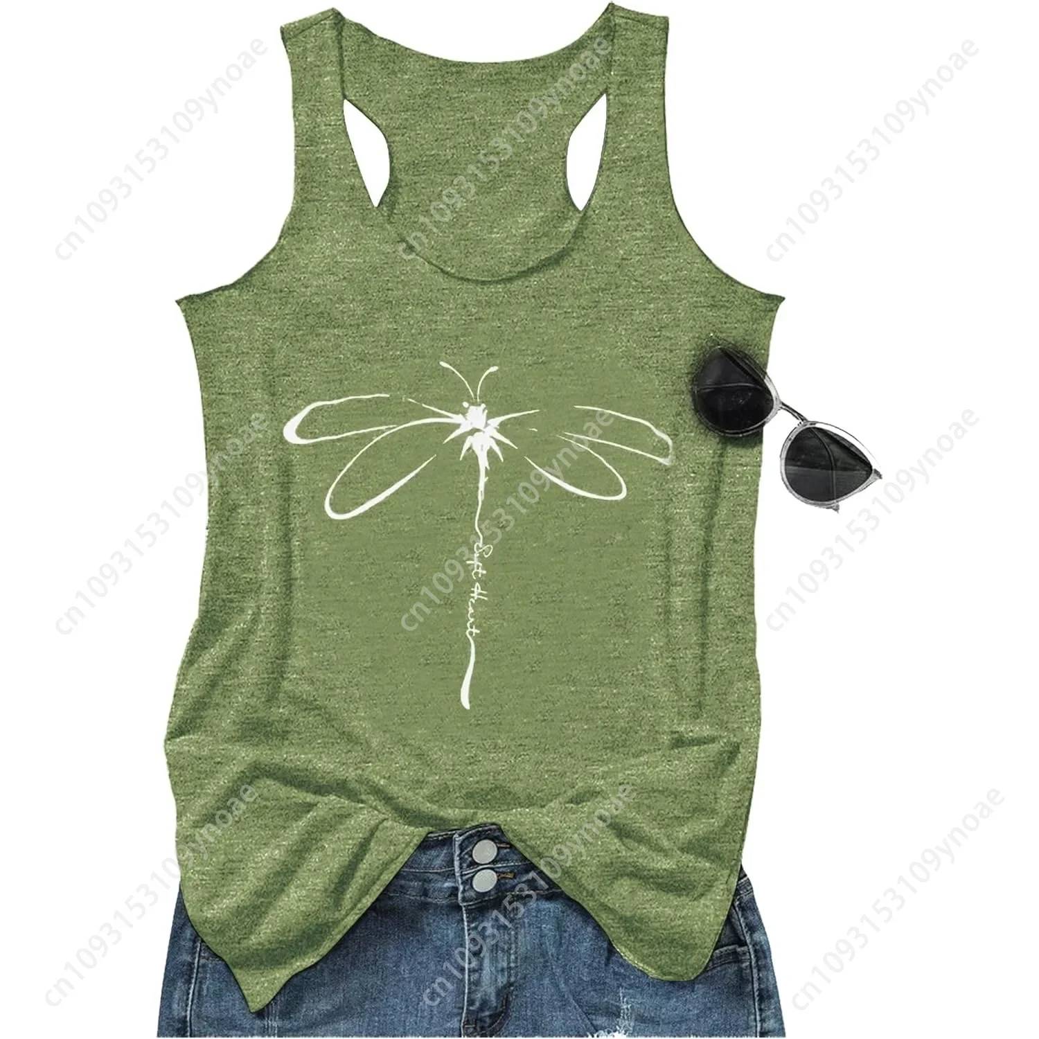 Mandala Vintage Graphic Racerback Tank Tops Sexy Womens Summer Casual Loose O Neck Tanks Vest Vacation Classic Fit Shirt Cami