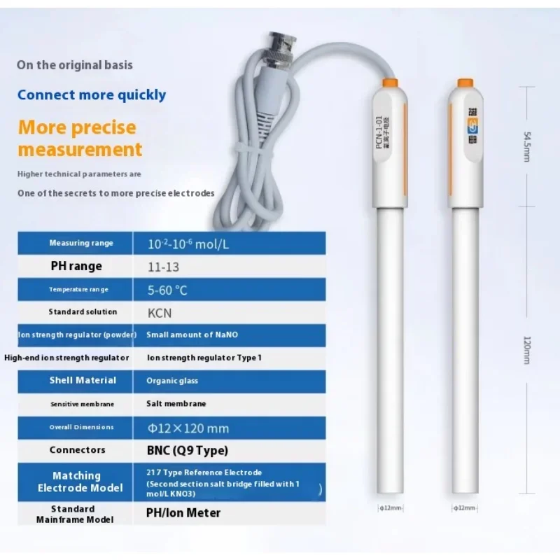 

PNO3-1-01 Laboratory Electrode PNO3-1-01 Nitrate Ion Recommended Electrode Model: 232-01 Reference Electrode