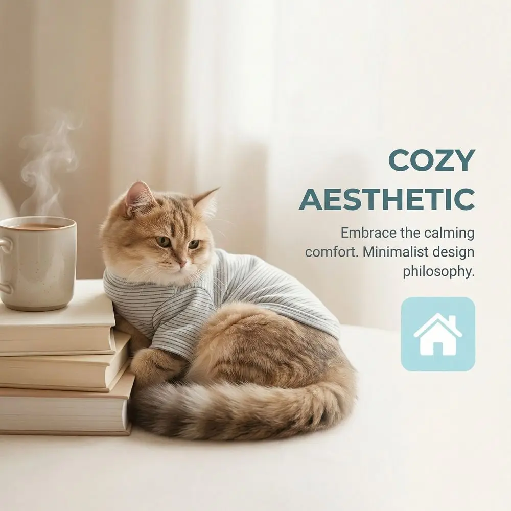 Casual Striped Pattern Pet Bottoming Shirt Warm High Collar Pet Pullover Soft Multi-Color Two-Leg Dog Clothes Small Dogs