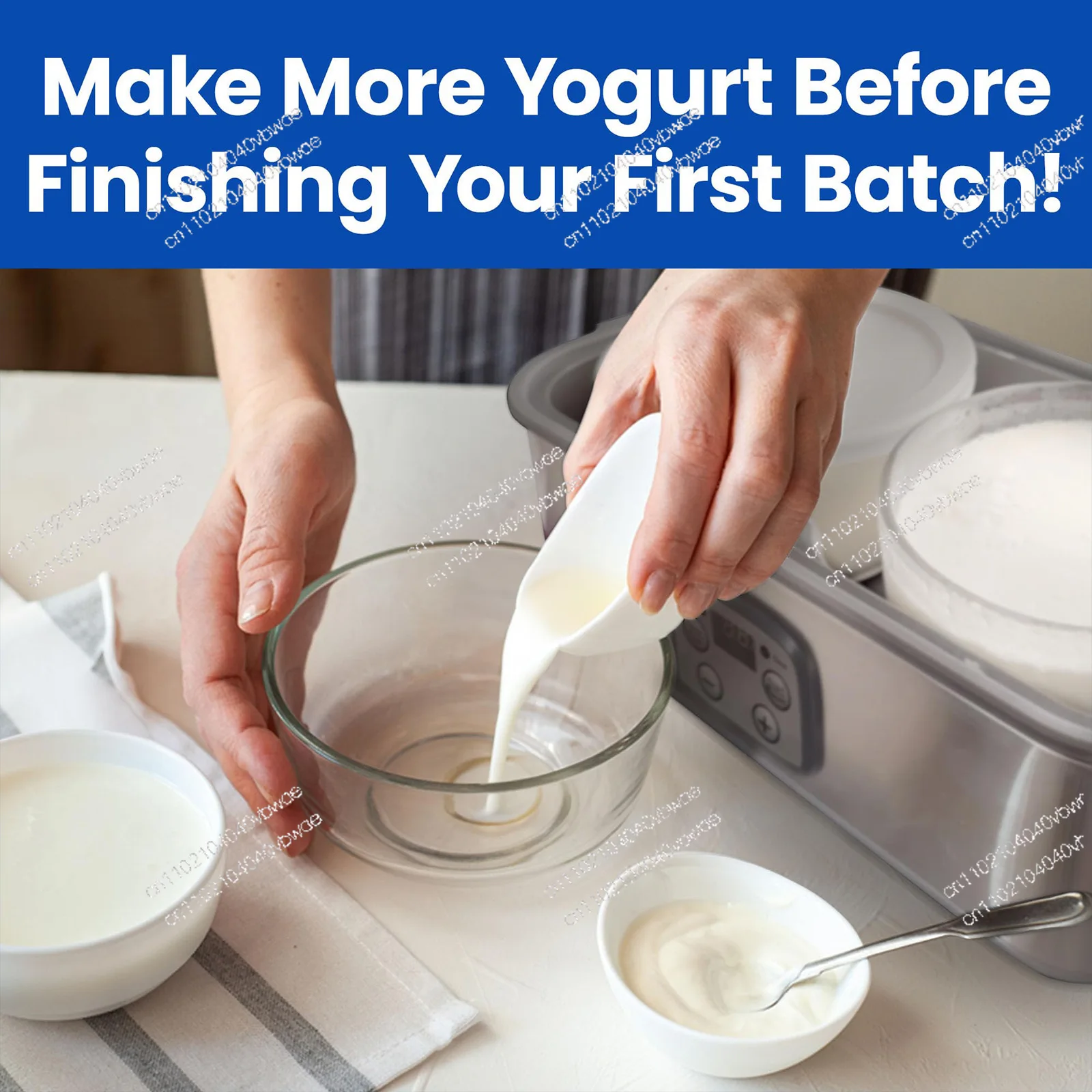 Yogurt maker household large capacity milkshake jam ice cream pudding machine ice cream machine