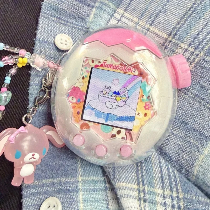 Para Tamagotchi Uni/Paradise carcasa protectora carcasa transparente fresa manzana accesorios con forma de silicona