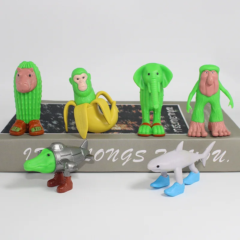 Tung Tung Tung Sahur Tralalero Tralala ตัวเลขของเล่น Figurine Collector's Figure Action Shimpanzini Bananini เครื่องประดับตุ๊กตา