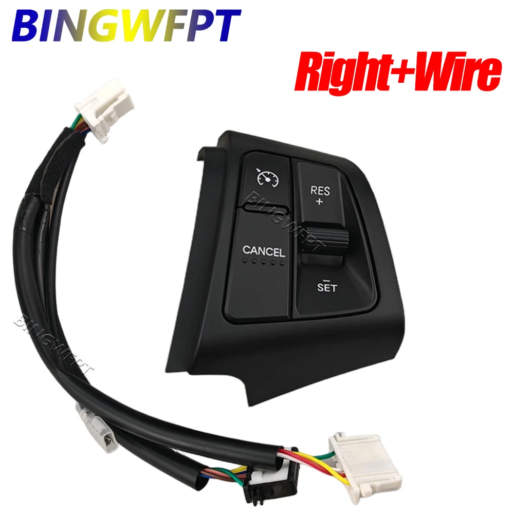 Red Backlight Right /Left Button+Wire For Kia Sorento 2009‑2012 Steering Wheel Cruise Volume Control Switch 967002P000 967102P00