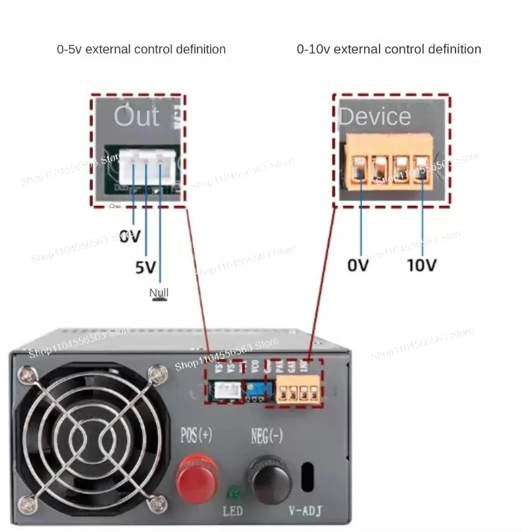 2000W Adjustable Switching Power Supply 15-300V 150A with CC CV Output for Electronics Lab Equipment And Research