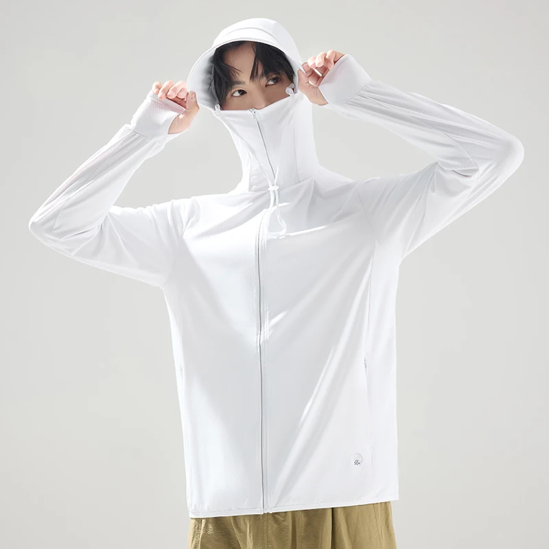 Summer UPF 50+ UV Sun Protection Skin Coats Men Ultra-Light Sportswear Hooded Outwear Men Windbreaker Casual Jackets