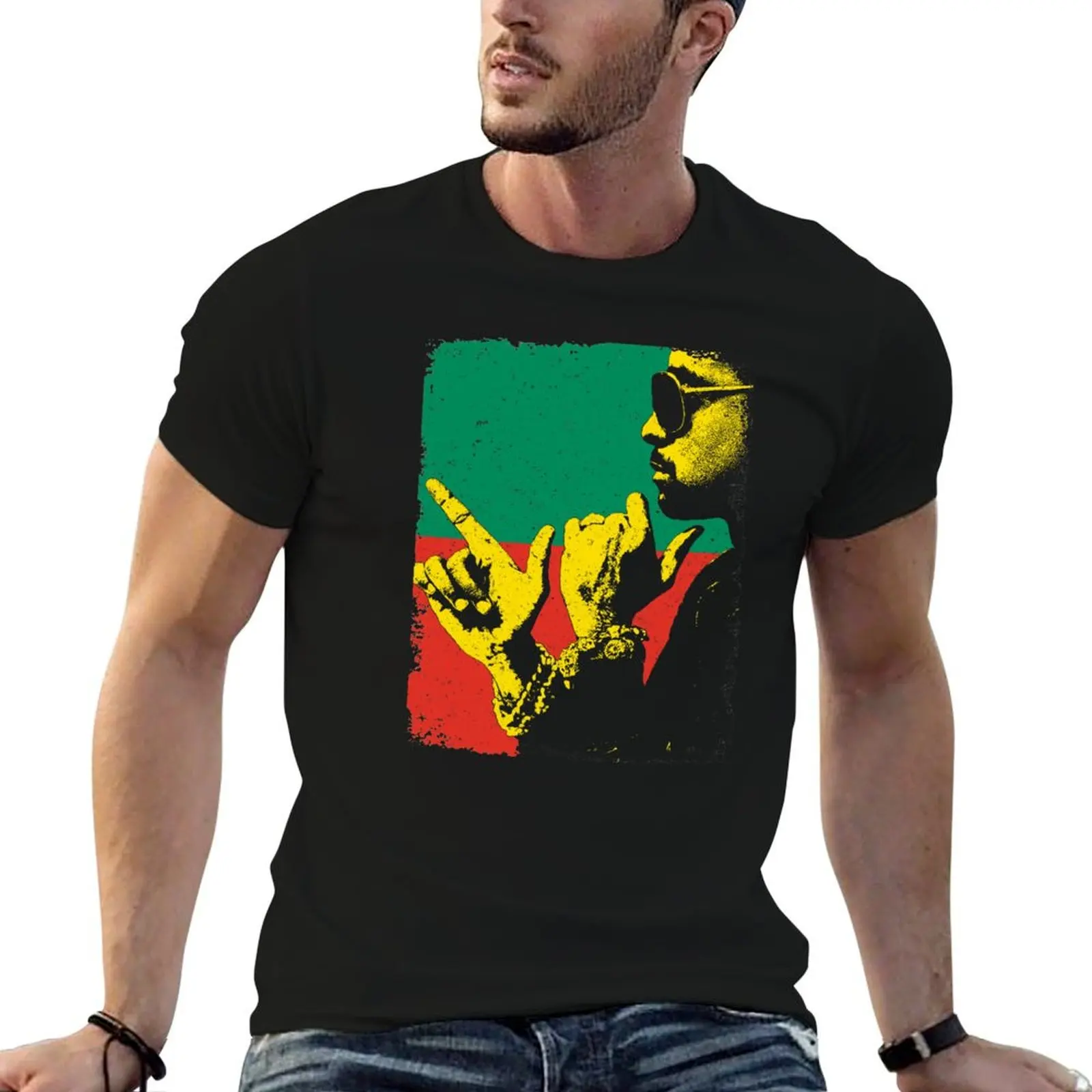

SHAGGY T-Shirt Musician funny t Roots Rock cotton shirts for man shirt Reggae t essential -