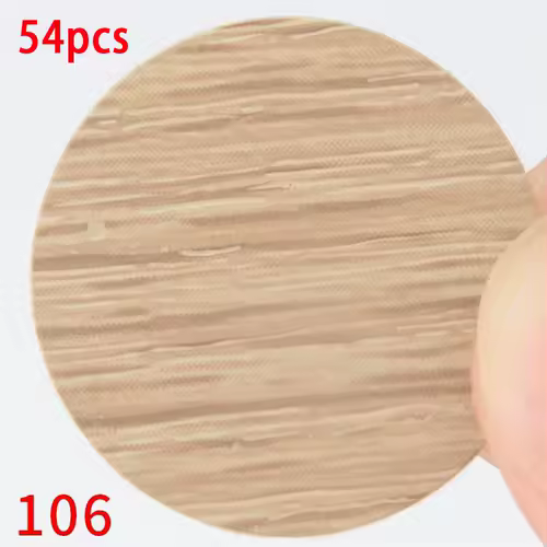 54Pcs Wooden Furniture Self Adhesive Screw Cap Cover Hole Stickers Wood Craft Desk Cabinet Drawer Art Sticker Ornament - Image 8