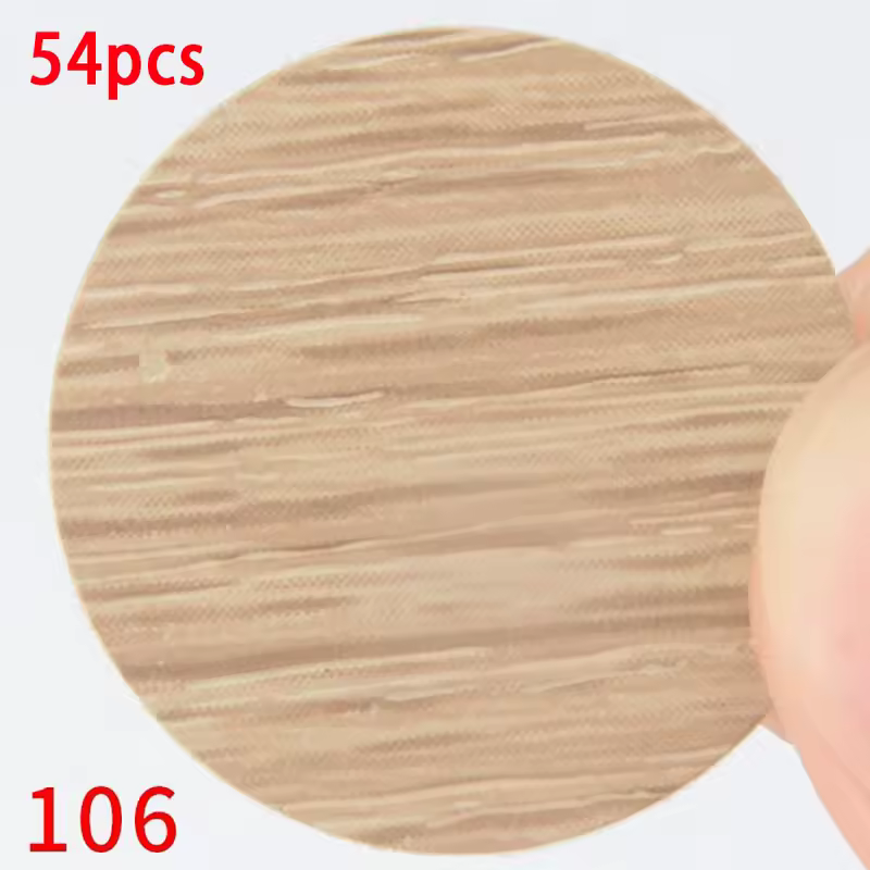54Pcs Wooden Furniture Self Adhesive Screw Cap Cover Hole Stickers Wood Craft Desk Cabinet Drawer Art Sticker Ornament - Image 8