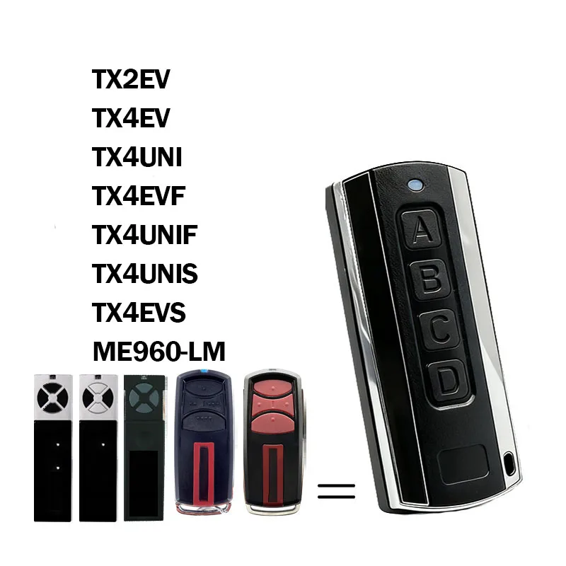 

TX2EV TX4EV TX4UNI TX4EVF TX4UNIF TX4UNIS TX4EVS ME960-LM Управление гаражными воротами/ключ дистанционного управления гаражом 433,92 МГц