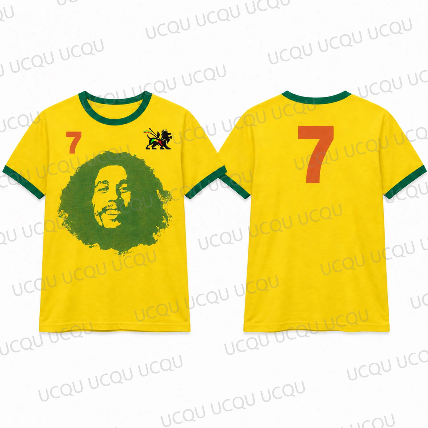 Bob Marley Lion of Judah Grafik-T-Shirt Reggae Musik Rasta Jamaica 7 Grafik-T-Shirt Vintage Streetwear Unisex Baumwoll-Oberteil