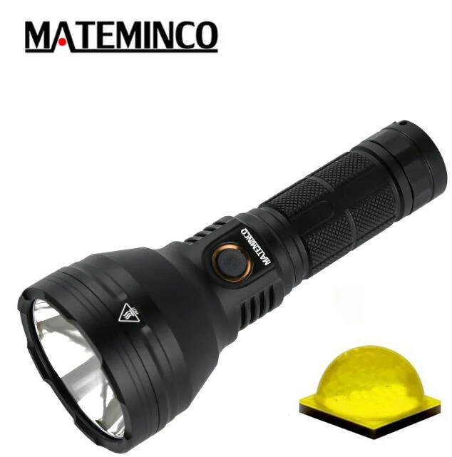 Imagem -02 - Mateminco-usb tipo c Recarregável Stepless Escurecimento Lanterna Camping Tocha Alta Potência Mt35 Xhp50.2 Led 4300 Lumen 735 Metros