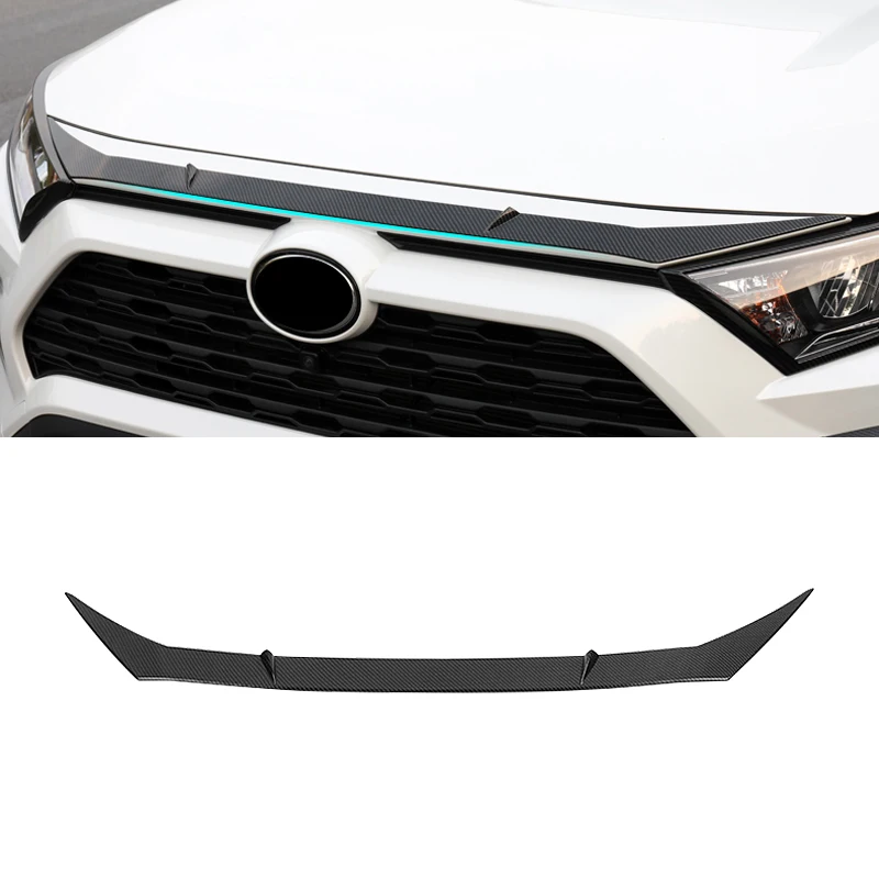 For Toyota RAV4 2019 2020 2021 2022 2023 2024 RAV 4 XA50 Hybrid Car Front Grille Grill Hood Engine Cover Trim Accessaries