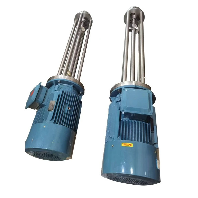 High-power 15KW emulsifying head 304 and 316 stainless steel, high-speed shear homogenizer emulsifier
