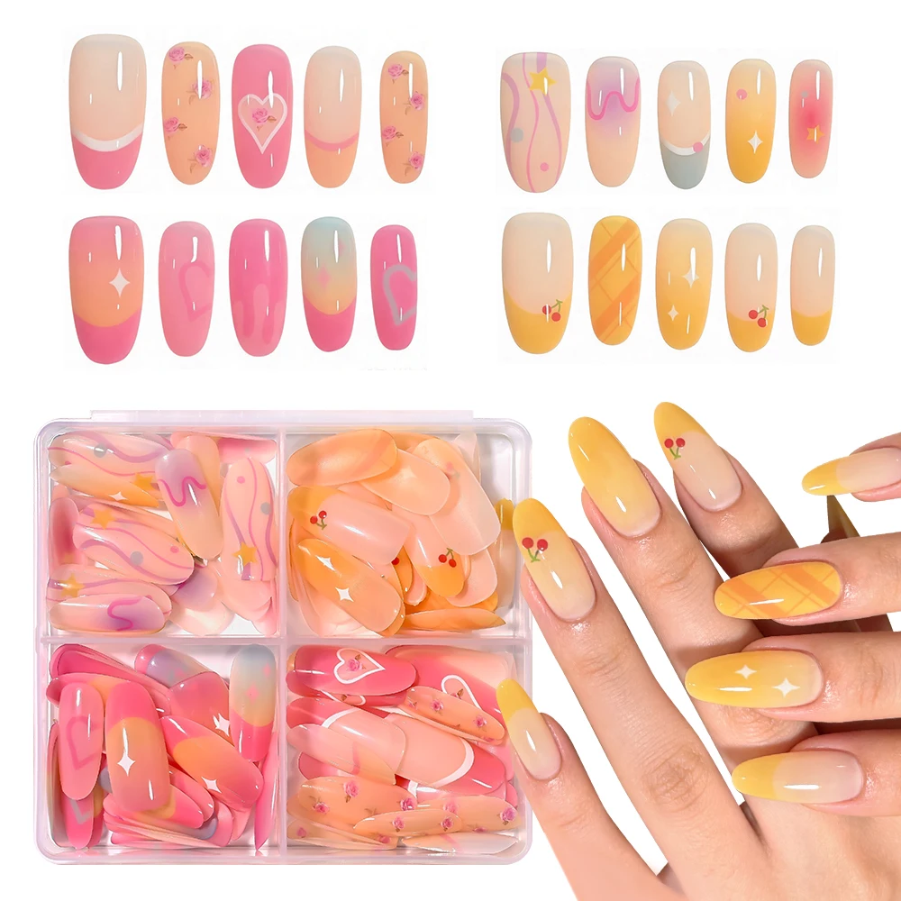 120pc Dopamine Gradient Press - Nail Art Oval recension och pris