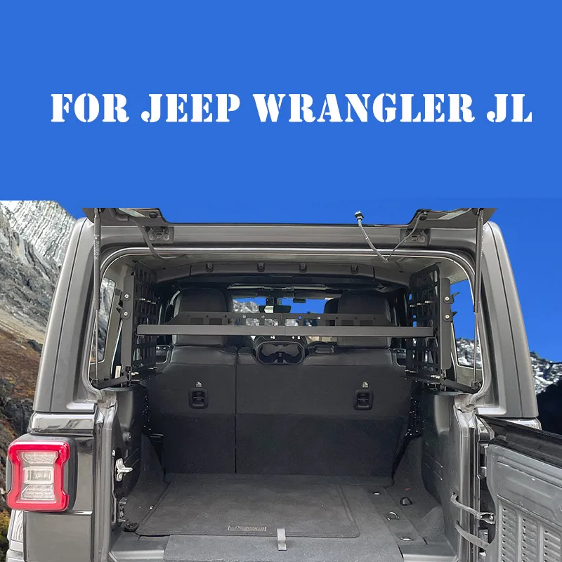 

For jeep wrangler JL Trunk storage rack modified hanging net curtain aluminum alloy storage layered frame high quality parts