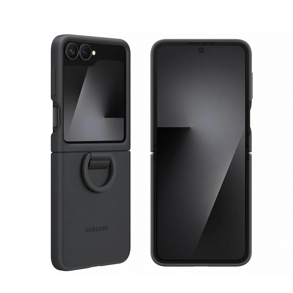 Oryginalne silikonowe etui na telefon SAMSUNG Galaxy Z Flip6 z wbudowanym pierścieniem Z Flip 6 Silicone Case with Ring — zdjęcie produktu 5