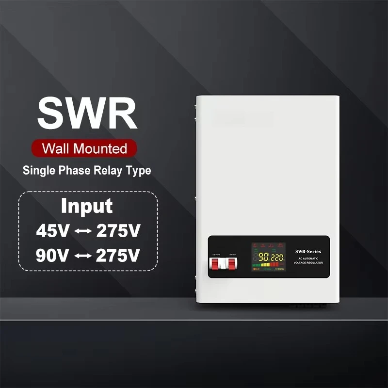 20KVA Electronic Relay Control Single Phase Voltage Regulator CE Certified AC 220V Automatic Voltage Stabilizer for Home