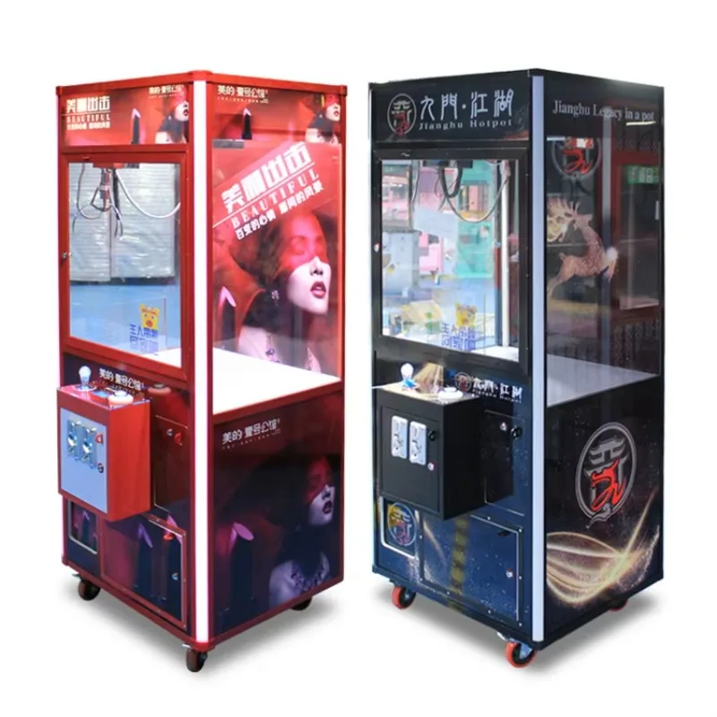 Customize The Appearance Crane Claw Machine Claw Machine Custom Pink Simulator Toy Claw Game Machines