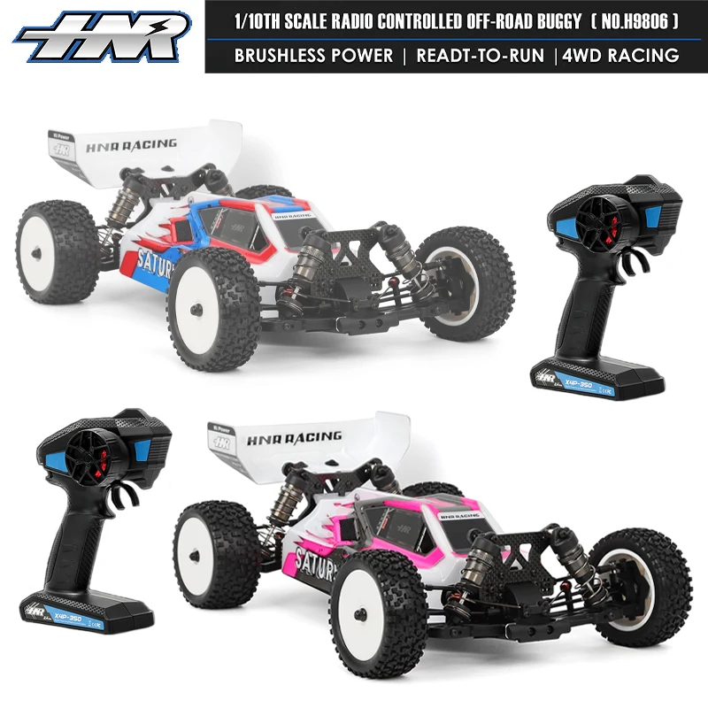 HNR 1/10 Scale H9806 Saturn Remote Control 4WD Electric Brushless High-Performance Off-Road Vehicle RC Toy RS Version No Battery