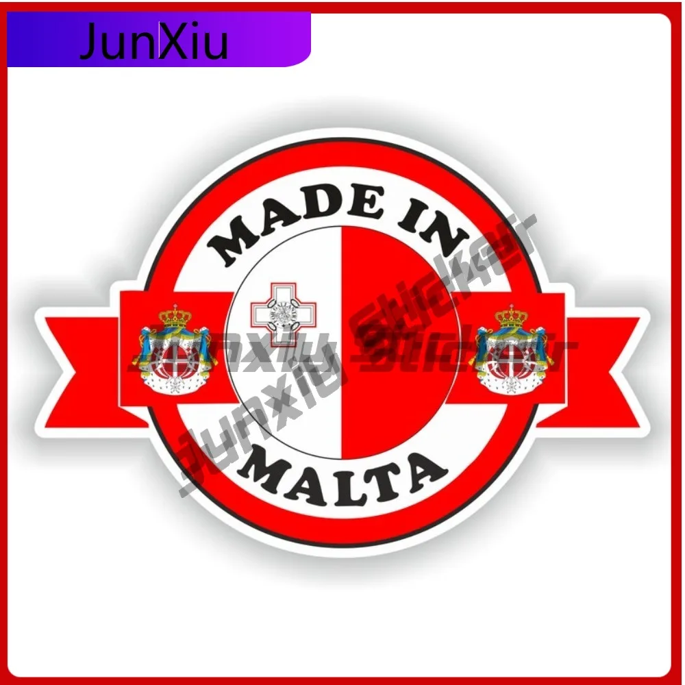 

Made In Trendy Motorcycle Weatherproof Decal Vinyl Emblem Scratch Anti Decal Resistant Stylish Badge Vinyl Malta Bumper