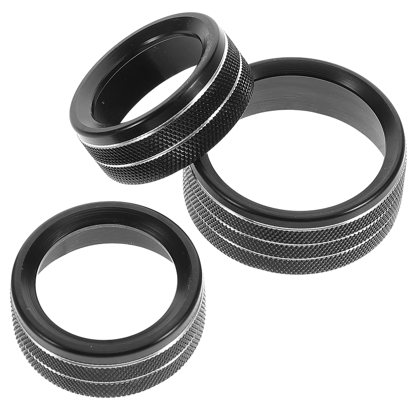 

3 Pcs Ac Knobs Ac Covers Blower Volume Knob Covers Control Decor Car Knob Ring Decor Interior Button