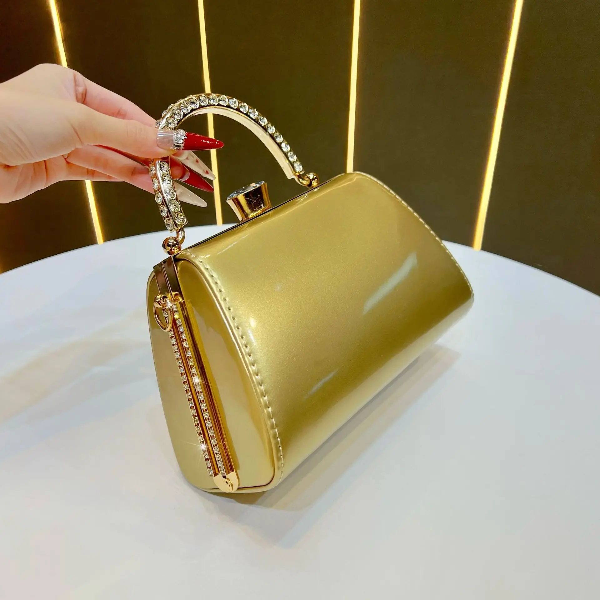 

Сумка с бриллиантами, модная сумка для знаменитостей, женская универсальная сумка через плечо с цепочкой на одно плечо