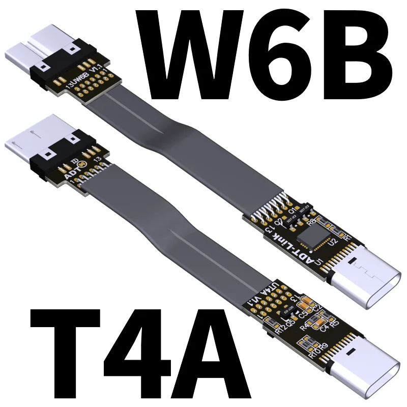 كابل تمديد USB من النوع C USB 3.0 Micro-B OTG بطول 90 درجة FPV نحيف مسطح مرن FPC EMI كابل تمديد للشحن