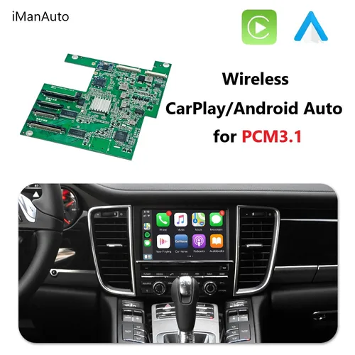 Imagen 1 del producto Módulo inalámbrico Apple Carplay para Porsche PCM3.1 PCM4.0 Cayenne Macan 911 Panamera Bosxter Android Auto accesorios para coche