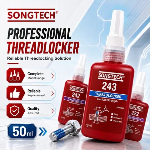 50ml SongTech Loctite 243 242 222 262 263 270 271 272 277 290 Threadlocker Screw Glue Anaerobic Adhesive Thread Locking Agent