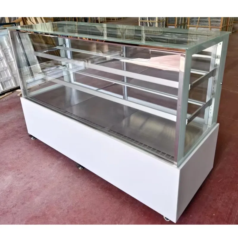 Commercial Refrigerated Cake Display showcase Cabinet Bread Display Refrigerator Customized