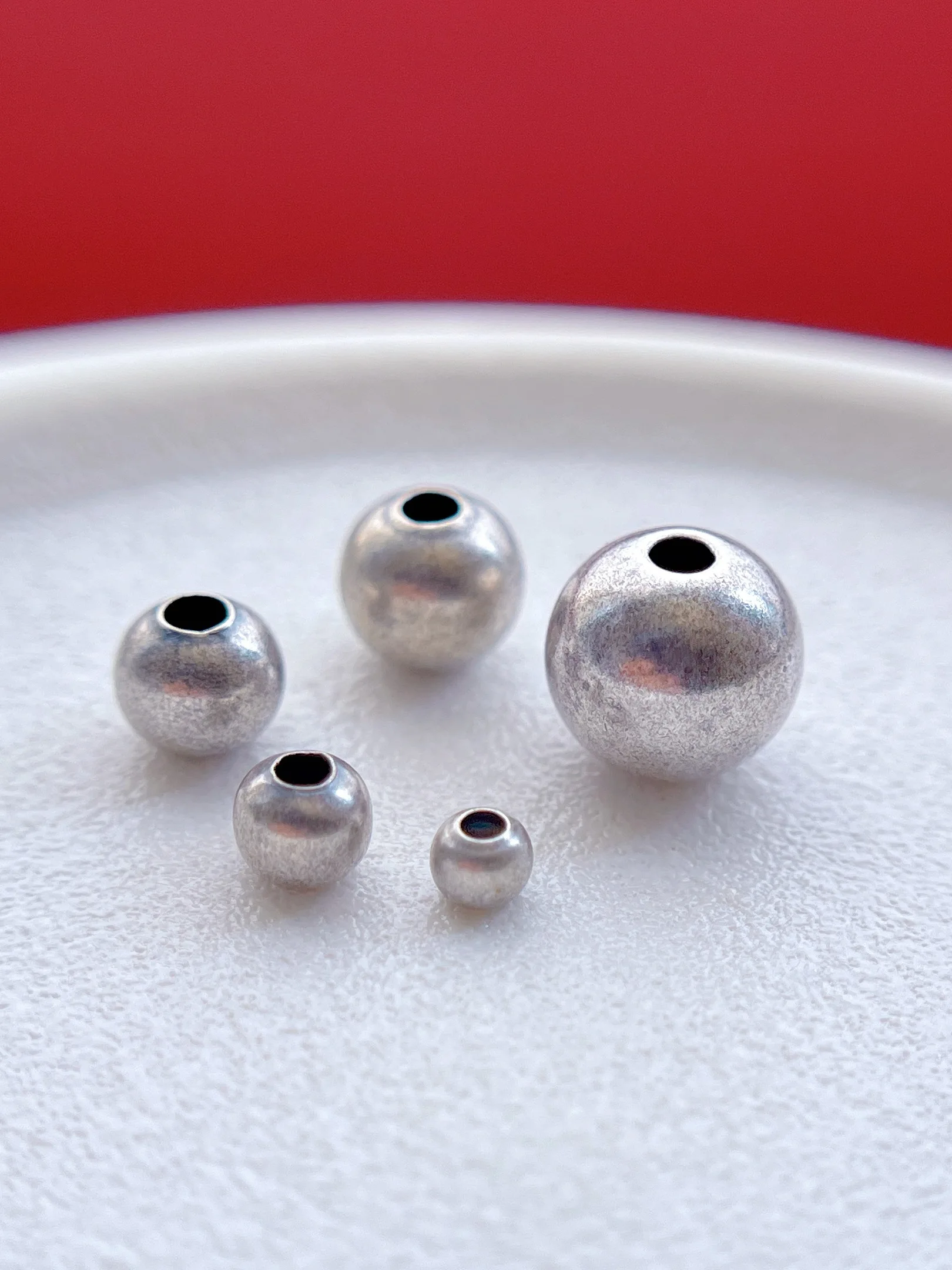 Vintage Silver Bead…