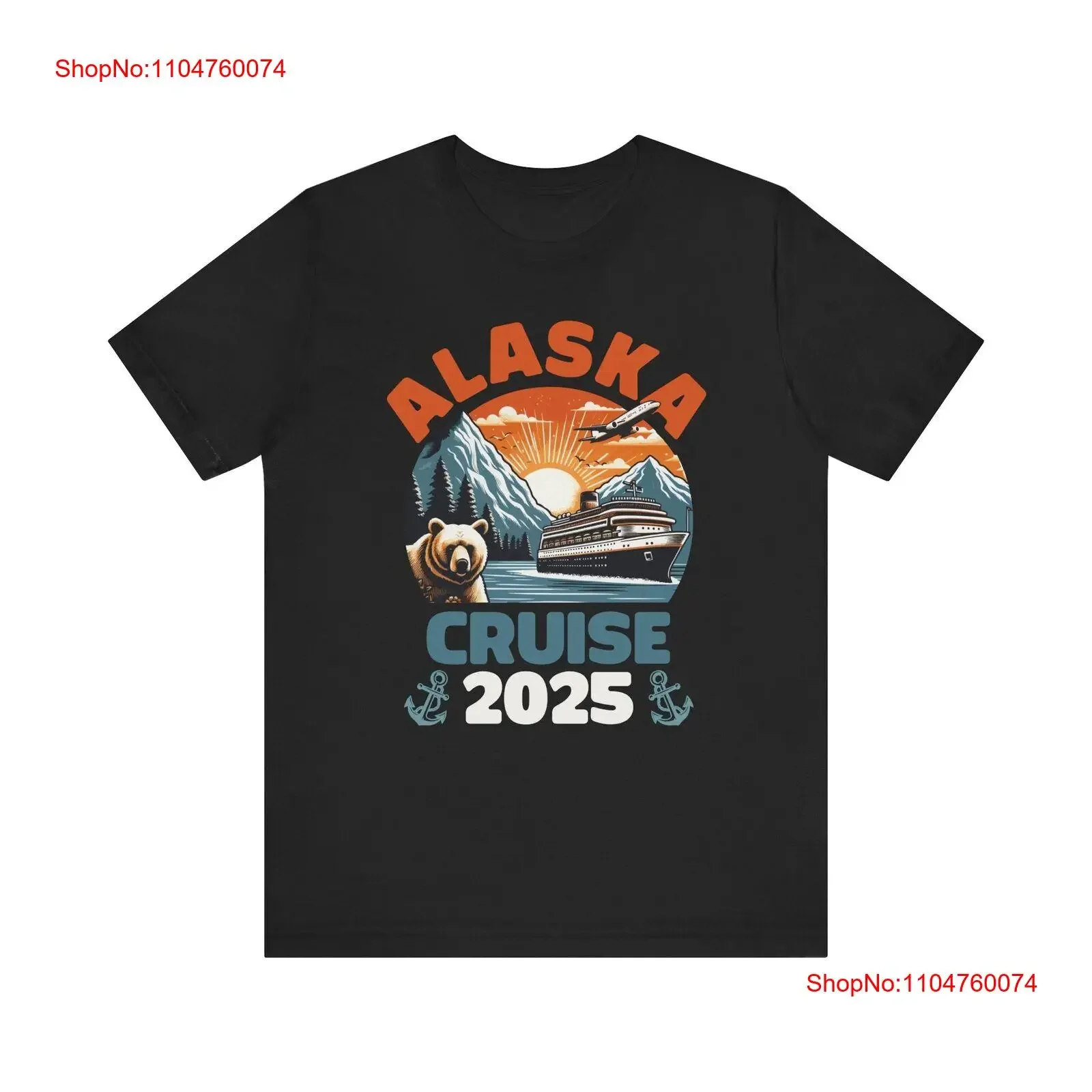 Camiseta Alaska Cruise 2025, camiseta de viaje de aventura, recuerdo de turismo, ropa de diseñador lavada vintage, Unisex, ligeramente transpirable