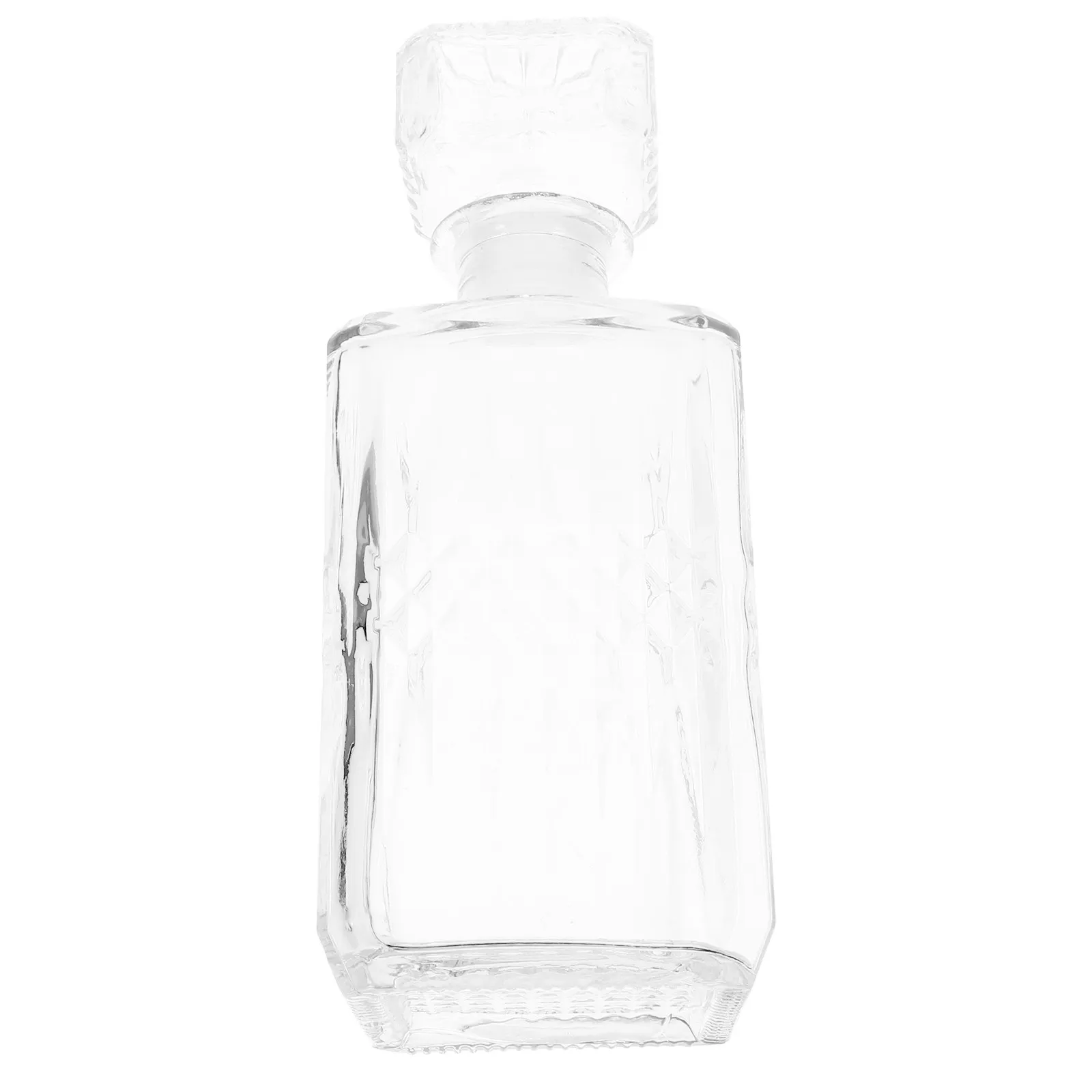 Decantador Transparente de 1000 ml, Decantador de Vino Tinto de Vidrio Premium para Airear, Maduración y Servir Whisky y Brandy