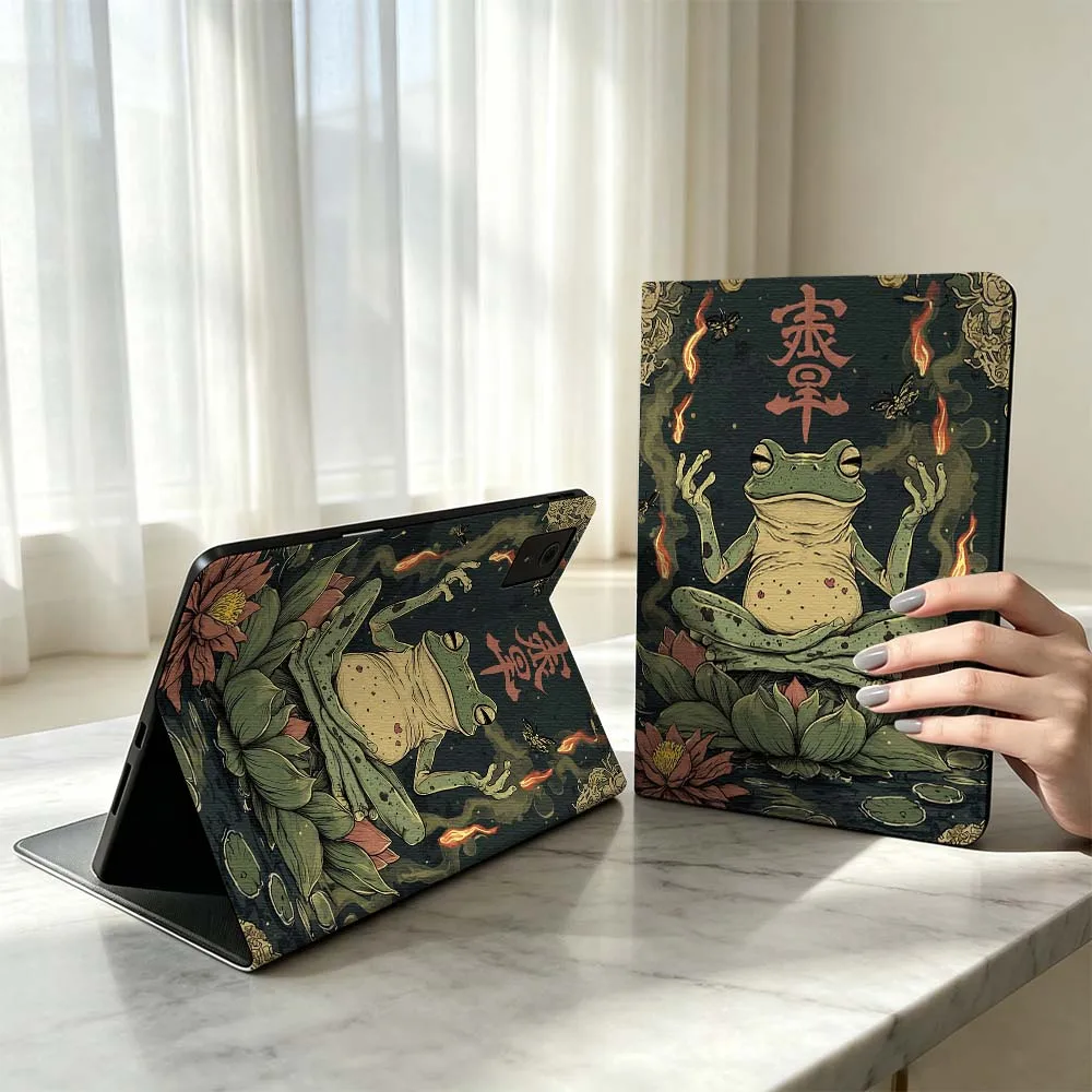Frog Nature Meditation Soft For Lenovo Xiaoxin Pad Pro Tab P12 P11 11 11.2 11.5 10.6 inch K10 M10 Plus Tablet Case